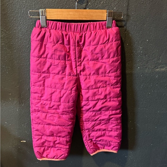 Columbia Pink Quilted Fleece Snow Pants Size 18-24 Months - Picture 1 of 4